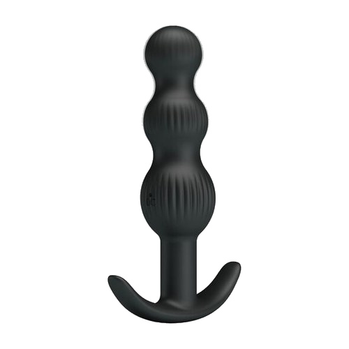 Sidney vibratore anale 10 vibrazioni nero - immagine 2 di 10