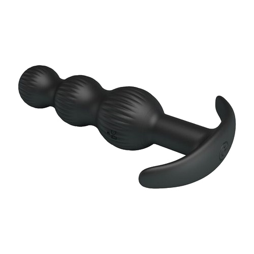 Sidney vibratore anale 10 vibrazioni nero - immagine 5 di 10