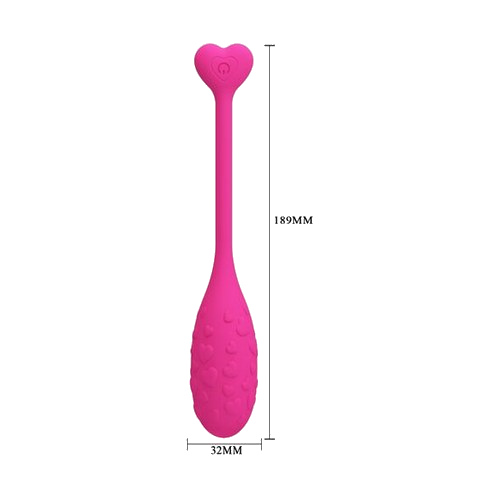 Uovo vibrante pink fisher controllato da App - immagine 4 di 8