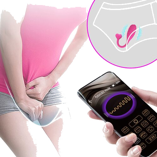 Uovo vibrante pink fisher controllato da App - immagine 6 di 8