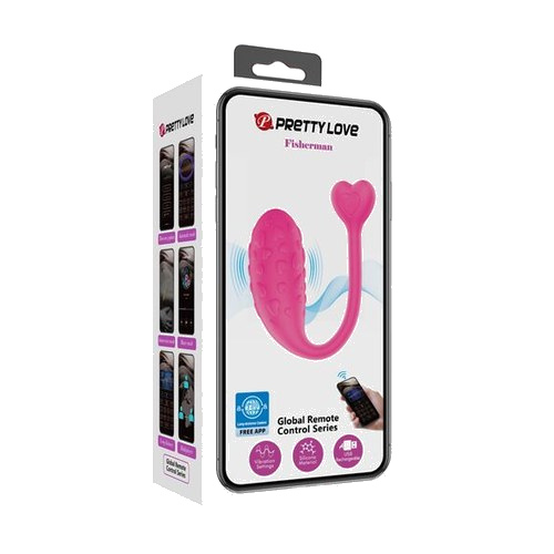 Uovo vibrante pink fisher controllato da App - immagine 8 di 8