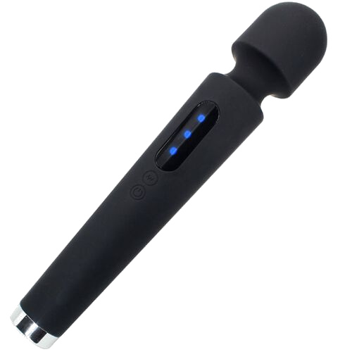 X power massaggiatore e vibratore grande 7 vibrazioni nero - immagine 3 di 5