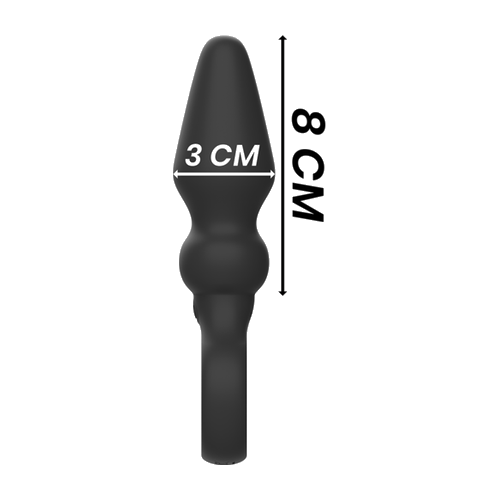 Potente plug anale in silicone ozzy - immagine 4 di 5
