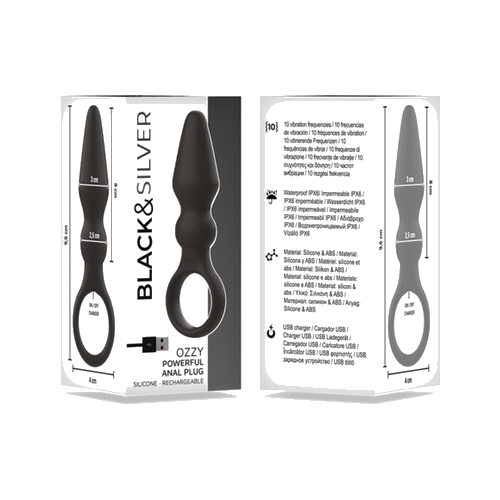 Potente plug anale in silicone ozzy - immagine 5 di 5