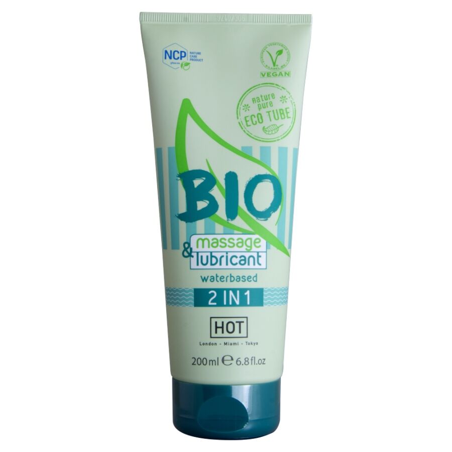 Hot · Bio Massaggio E Lubrificante A Base D'Acqua 2 In 1 200 Ml - immagine 1 di 2