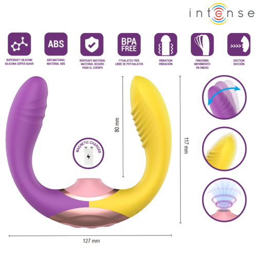 Willow stimolatore a vibrazione e aspirazione 3 in 1 - immagine 5 di 9