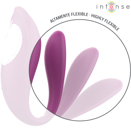 Annie vibratore e stimolatore a forma di u telecomando viola - immagine 6 di 8