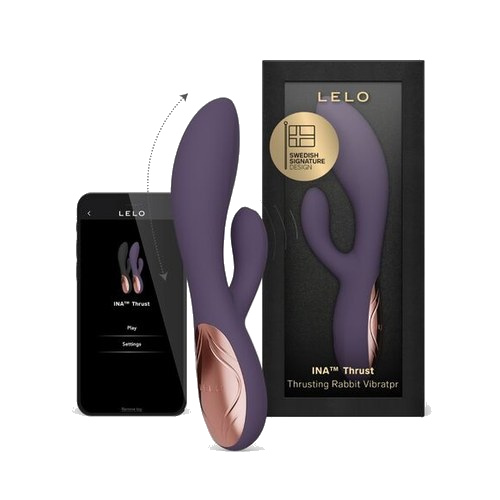 Ina vibratore a spinta rabbit viola - immagine 1 di 12