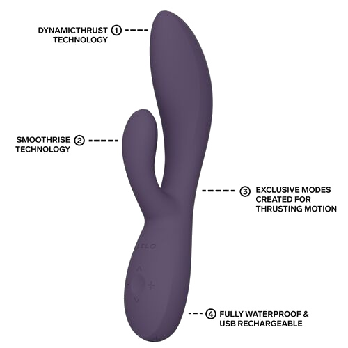 Ina vibratore a spinta rabbit viola - immagine 6 di 12