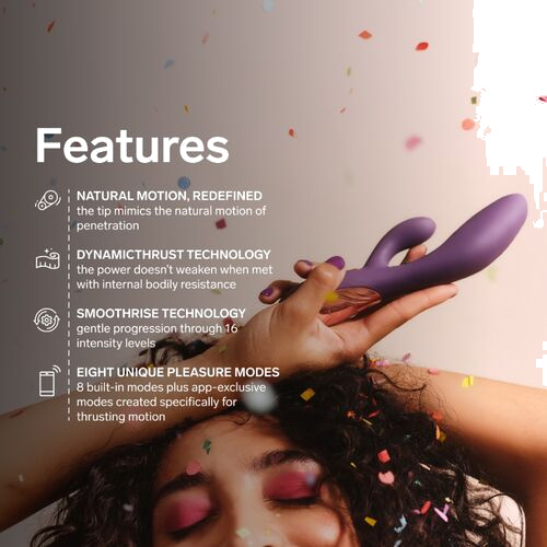 Ina vibratore a spinta rabbit viola - immagine 8 di 12