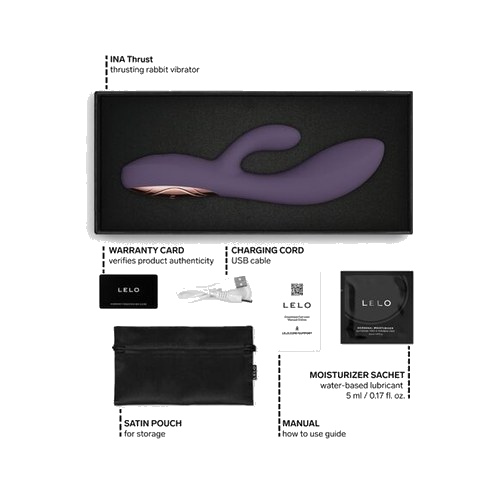 Ina vibratore a spinta rabbit viola - immagine 10 di 12