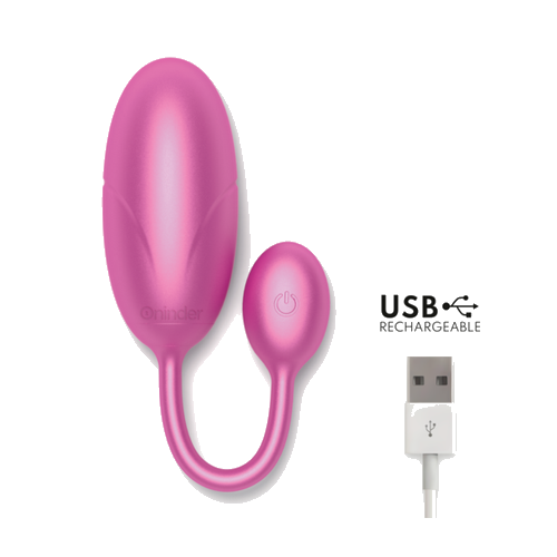 Uovo vibrante tokyo rosa 7,5 x 3,2 cm App - immagine 5 di 8