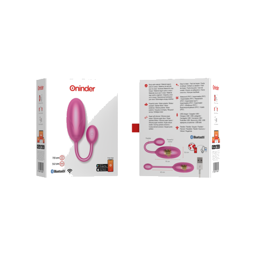 Uovo vibrante tokyo rosa 7,5 x 3,2 cm App - immagine 8 di 8