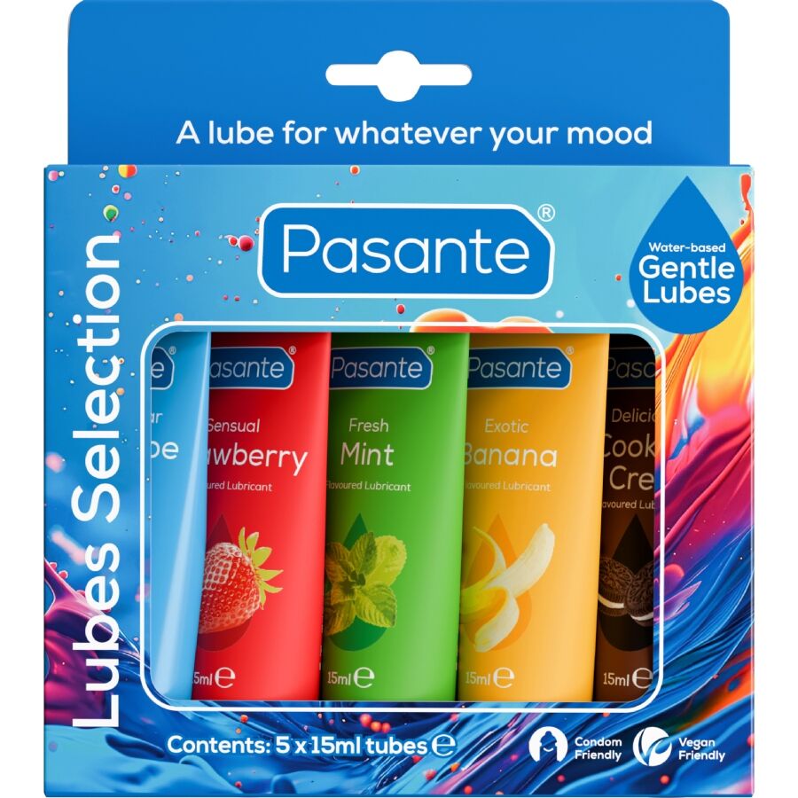Pasante · Confezione Lubrificanti Aromi Assortiti 5 Unità X 15 Ml - immagine 2 di 5