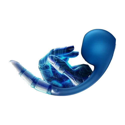 Pro+ Wave 4 stimolatore punto g e air pulse App blu scuro - immagine 5 di 6