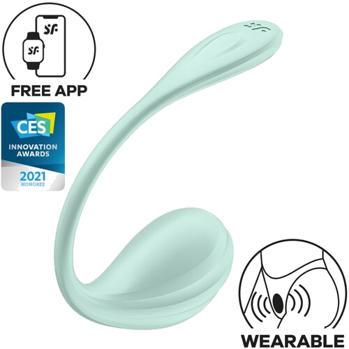 Stimolatore punto g petale liscio verde acqua App - immagine 1 di 6