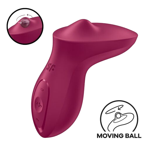 Vibratore eccitante da appoggio clitoride fucsia - immagine 1 di 5
