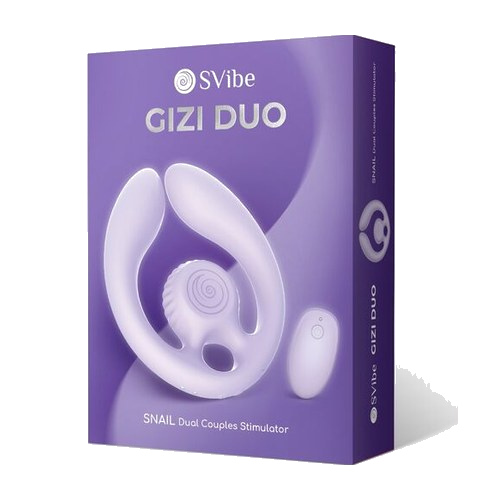 Gizi Duo stimolatore di coppia con telecomando lilla - immagine 8 di 9