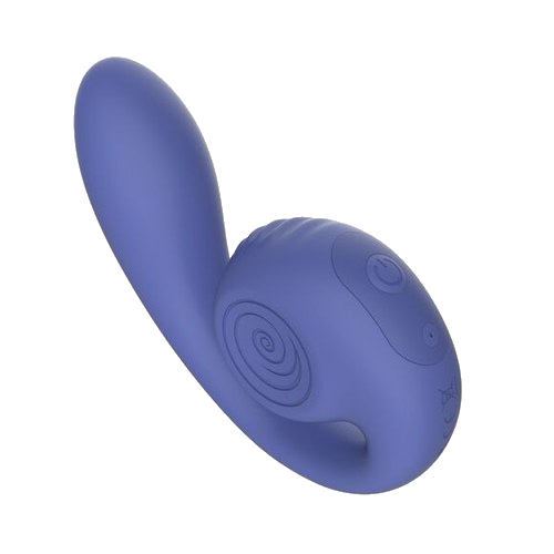 Vibratore viola Gizi lite doppio punto g e clitorideo - immagine 3 di 5
