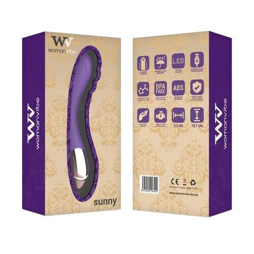 Vibratore ricaricabile sunny silicone - immagine 2 di 4